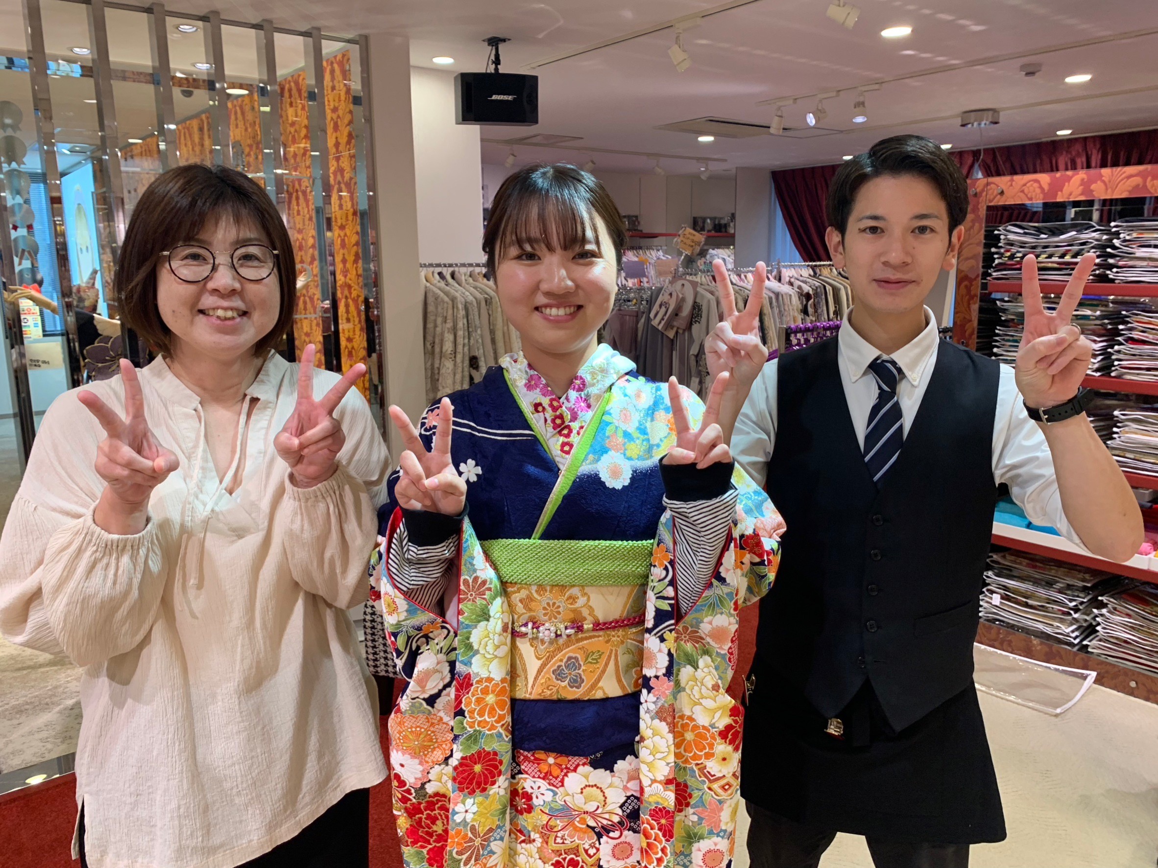 【TAKAZEN大阪梅田本店】♡9日　かわいい華やかな正統派古典のお振袖の姫ちゃん♡